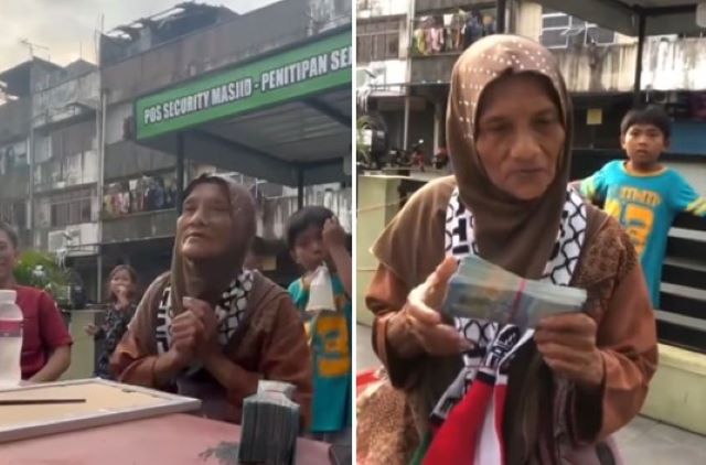 nenekpenjual kacang bantu palestina Nenek Penjual Kacang di Batam Sumbangkan Rp 1 Juta untuk Palestina, Panitia Berinisiatif Berangkatkan Umroh setelah Tolak Hadiah Rp 10 Juta