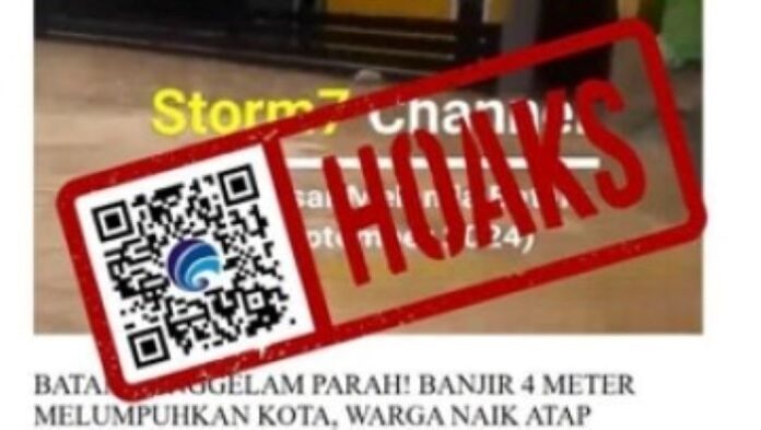 Video Viral Klaim Banjir 4 Meter di Batam Terbukti Hoaks, Kondisi Sebenarnya Hanya Setinggi Lutut
