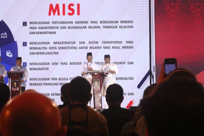Debat Pilkada: Rudi-Rafiq Komitmen Wujudkan Pembangunan Berbasis Ekonomi Kerakyatan di Kepri