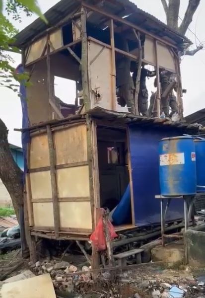 Perang Lawan Narkoba, Polda Kepri Bongkar Rumah Liar di Kampung Madani Batam