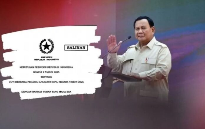 Presiden Prabowo Tetapkan Jadwal Cuti Bersama ASN 2025: Total 11 Hari Libur Tambahan