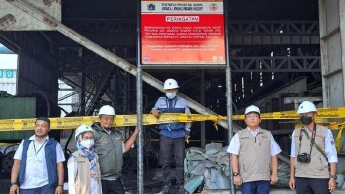 Tidak Miliki Izin Lingkungan, DLHK Kepri Segel Proyek Reklamasi PT Blue Steel Industrial di Batam