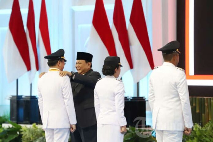 961 Kepala Daerah Resmi Dilantik, Prabowo: Junjung Etika dan Tanggung Jawab