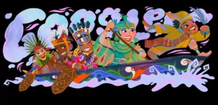 Google Doodle HUT ke-80 RI Angkat Tradisi Pacu Jalur Riau, Simak Maknanya (2) Google Doodle HUT ke-80 RI Angkat Tradisi Pacu Jalur Riau, Simak Maknanya