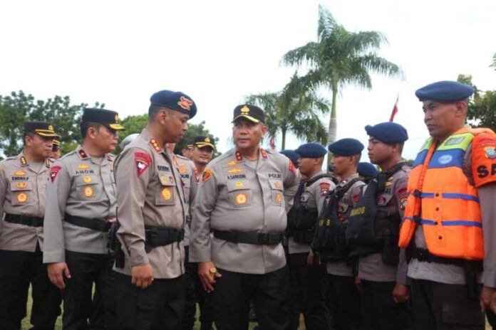 Siaga Cuaca Ekstrem! Kapolda Kepri Perintahkan Brimob Gelar Pasukan dan Patroli di Titik Rawan