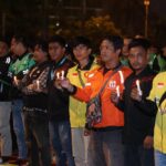 Kapolda Kepri Hadiri Doa Bersama Dan Nyala Lilin Untuk Dua Driver Ojol yang Gugur