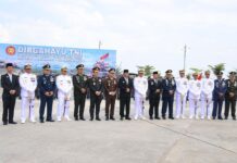 Wakapolda Kepri Anom Wibowo Hadiri Upacara HUT TNI ke-80 Tahun 2025 di Kota Tanjungpinang